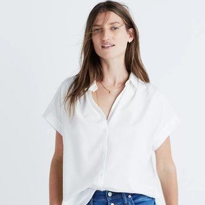 Madewell Central Shirt in Pure White